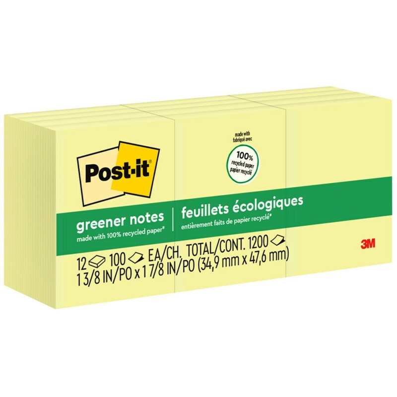 Post-it Greener Notes – MMM653RPYW
