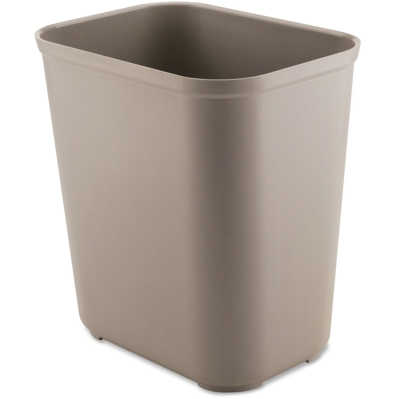 Rubbermaid Commercial 28 QT Fire-Resistant Wastebasket – RCP254300BG