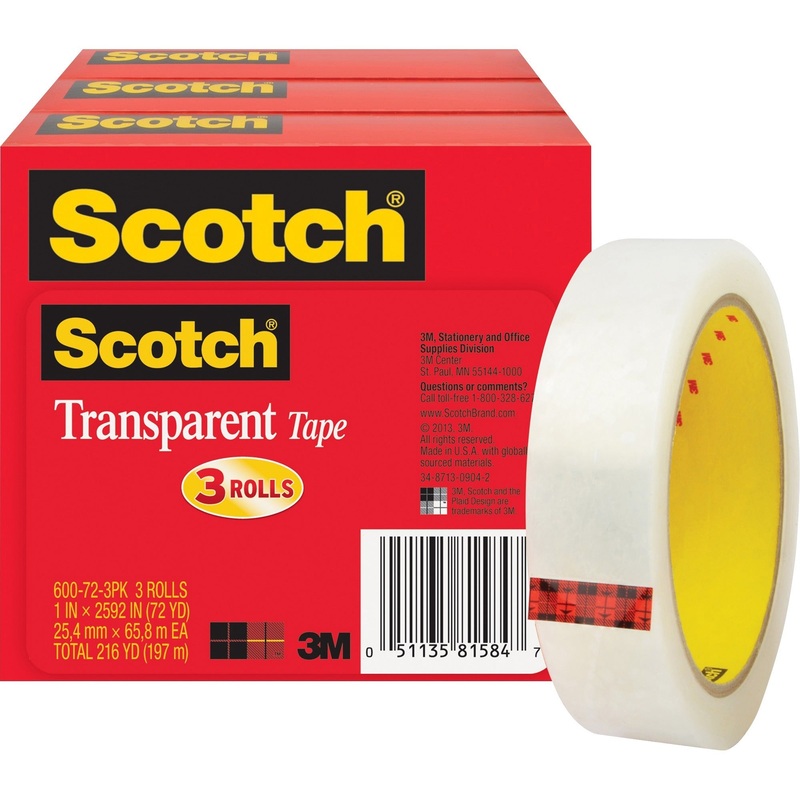 Scotch Transparent Tap – MMM600723PK
