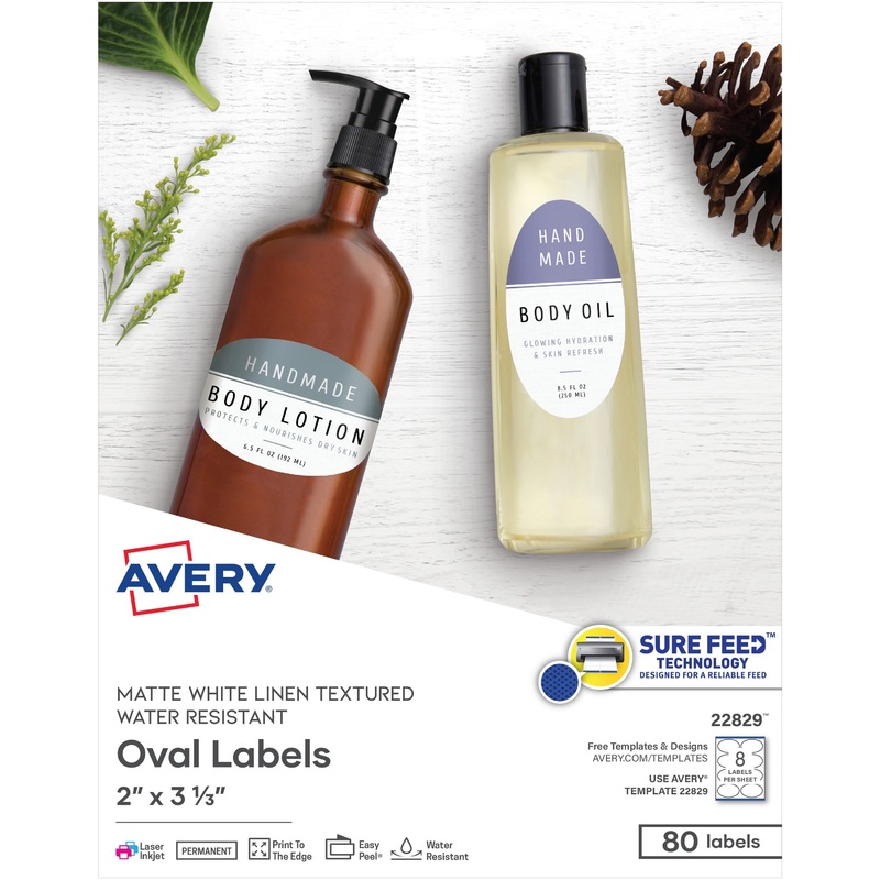 Avery Easy Peel Labels -Sure Feed – Print-to-the-Edge – AVE22829