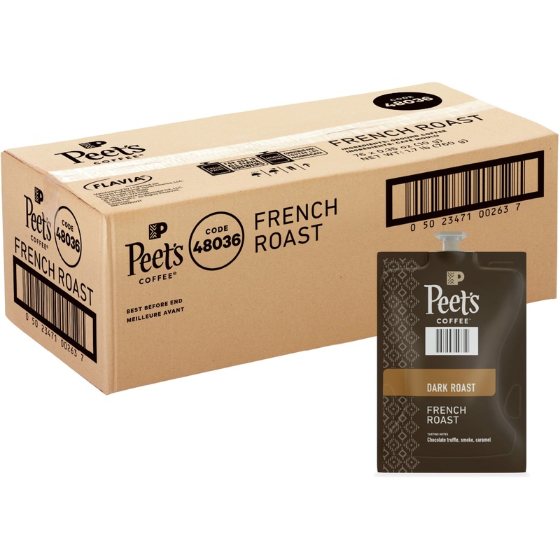 Flavia Freshpack Freshpack Peet’s French Roast Coffee – LAV48036