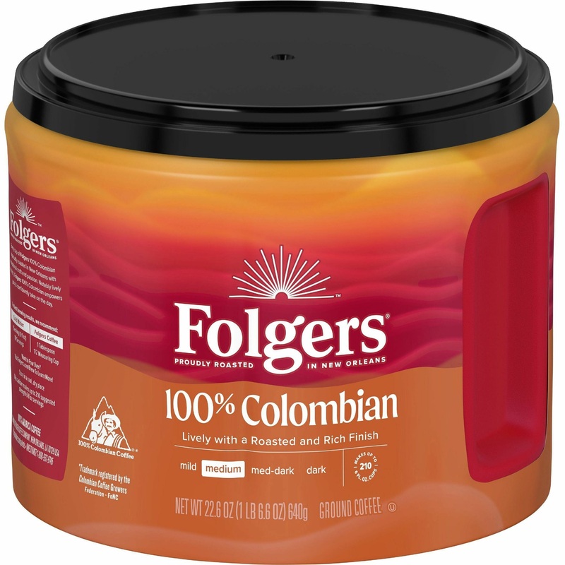Folgers Ground 100% Colombian Coffee – FOL30445