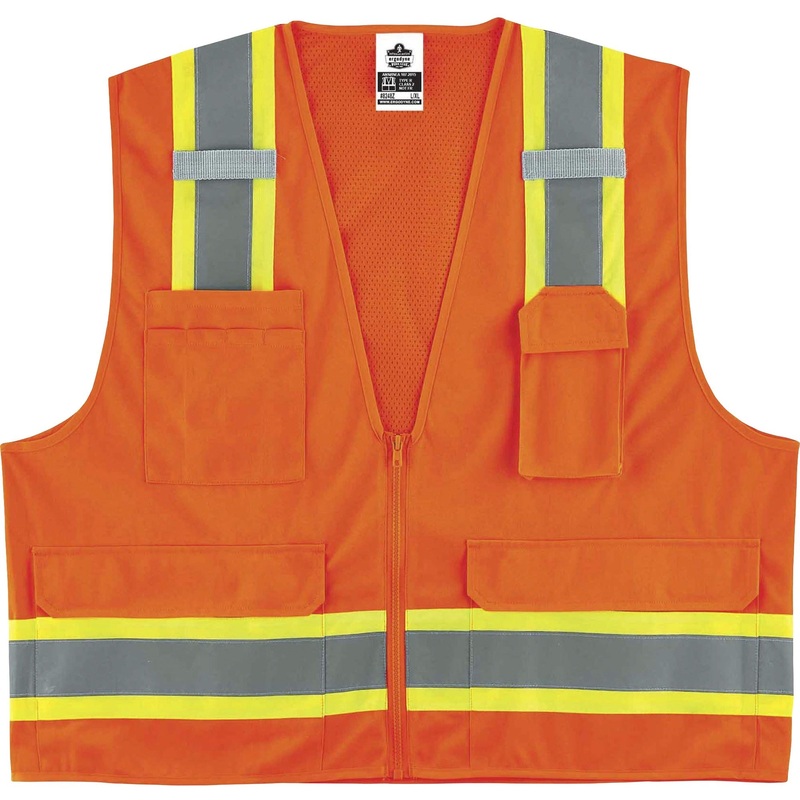 GloWear 8248Z Type R Class 2 Two-Tone Surveyors Vest – EGO24063
