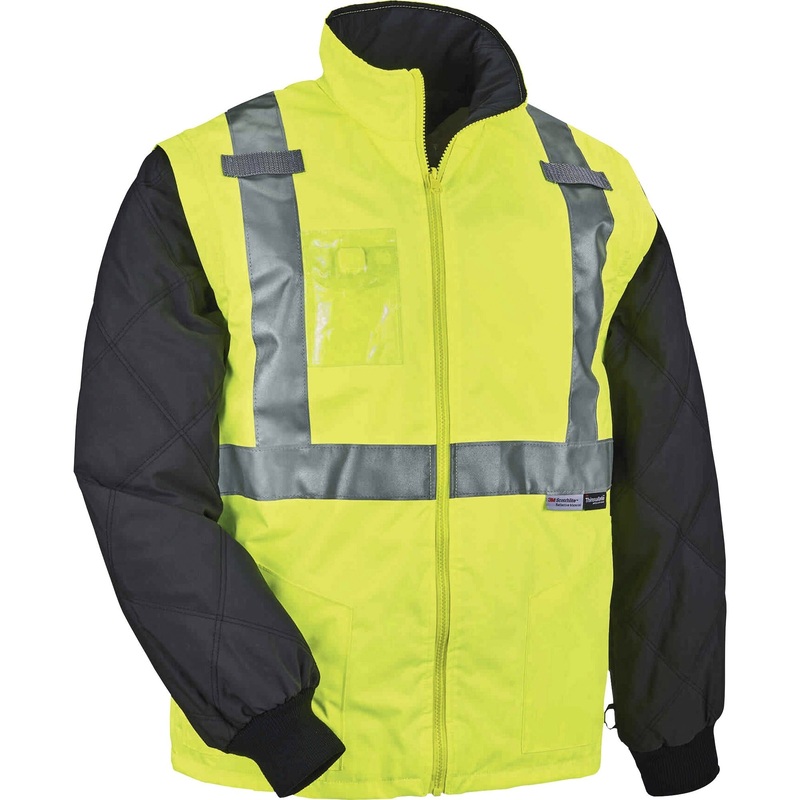 GloWear 8287 Type R Class 2 Hi-Vis Jacket w/ Removable Sleeves – EGO25499