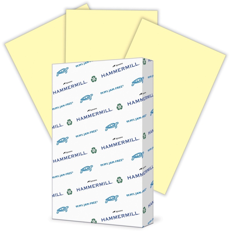 Hammermill Colors Recycled Copy Paper – Canary – HAM103358