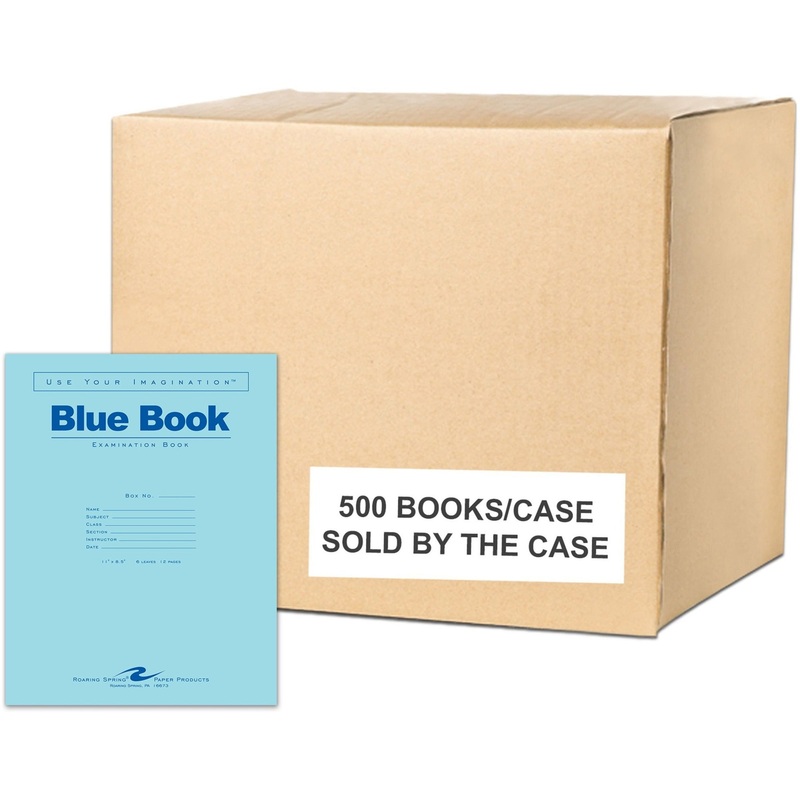 Roaring Spring Blue Examination Book – ROA77516CS