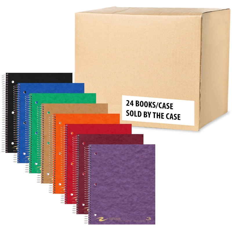 Roaring Spring College Ruled 3 Subject Spiral Notebook – ROA11384CS