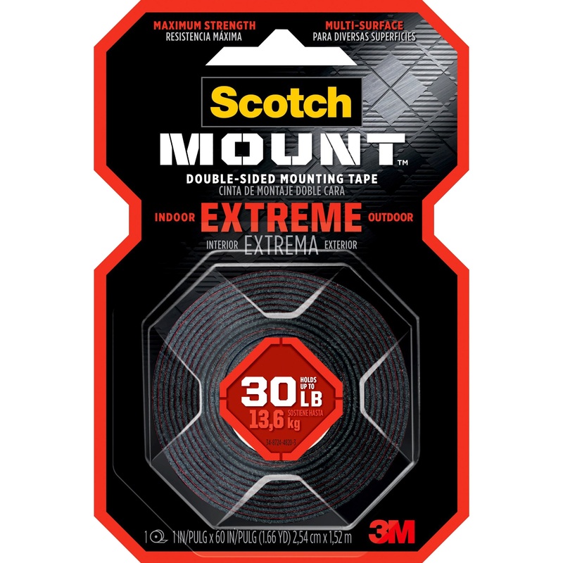 Scotch-Mount Extreme Double-Sided Mounting Tape – MMM414H