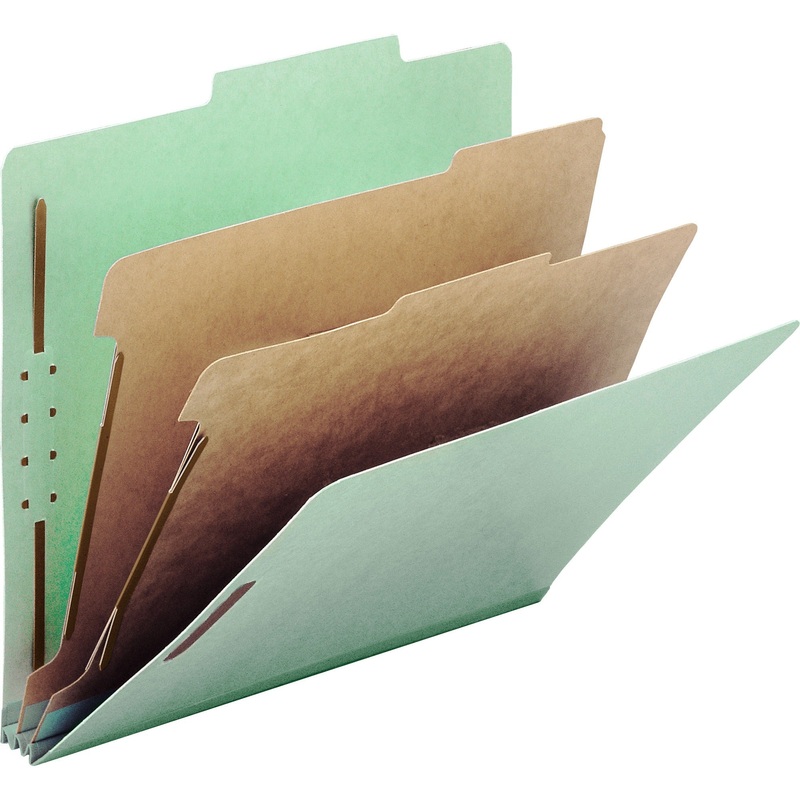 Smead 2/5 Tab Cut Letter Recycled Classification Folder – SMD14023
