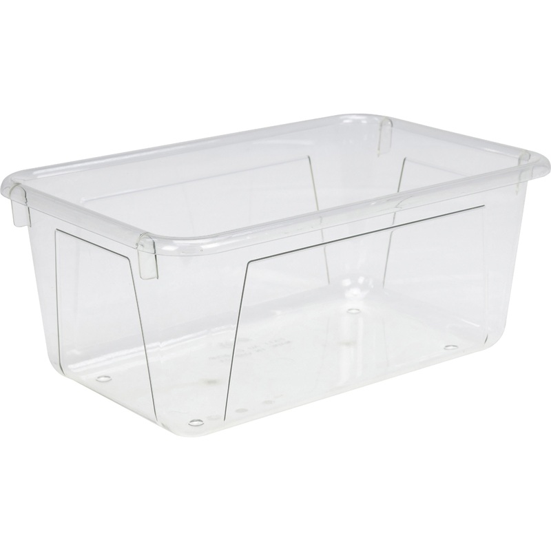 Storex Crystal Clear Cubby Bin – STX62464U05C