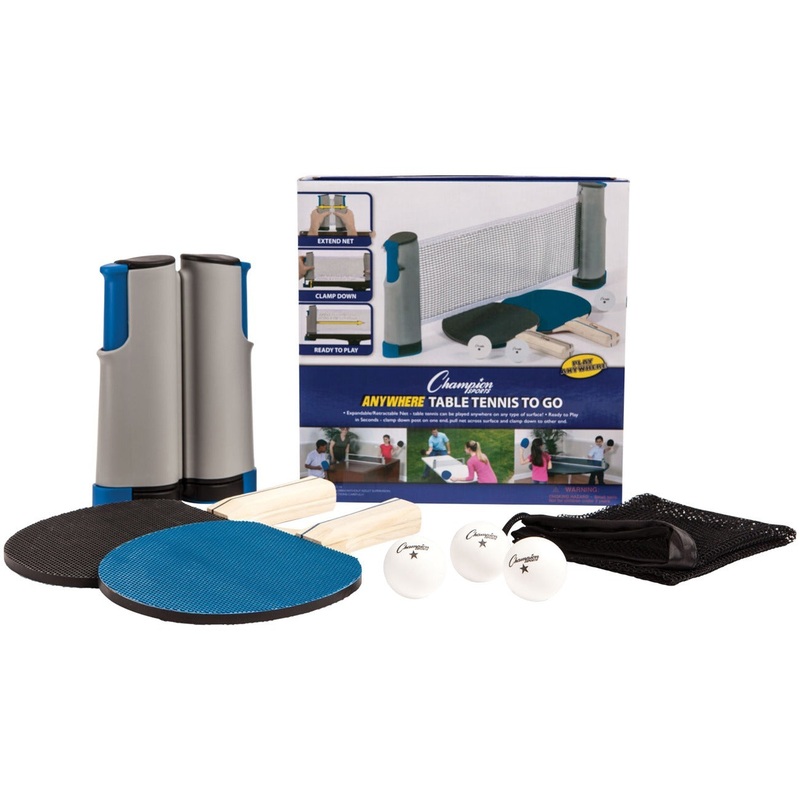 Champion Sports Anywhere Table Tennis Set – CSIAWTSET