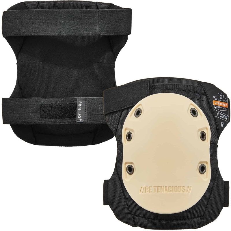 Ergodyne ProFlex 325HL Cap Non-Marring Rubber Cap Knee Pads – Hook and Loop – EGO18326