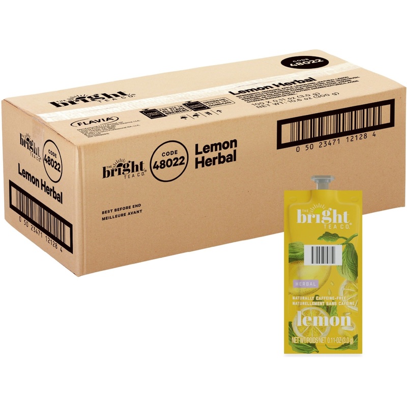 Flavia The Bright Tea Co. Lemon Herbal Tea Freshpack – LAV48022