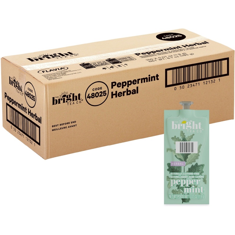 Flavia The Bright Tea Co. Peppermint Herbal Tea Freshpack – LAV48025