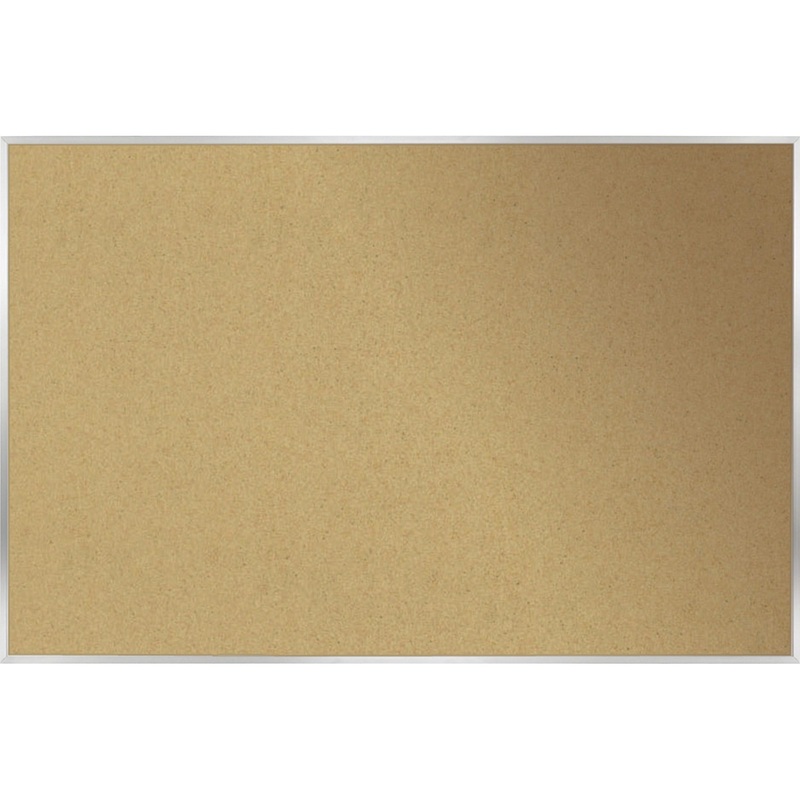 Ghent Natural Cork Bulletin Board with Aluminum Frame – GHEAK46