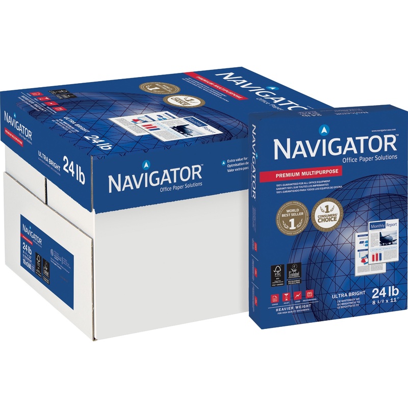 Navigator Premium Multipurpose Trusted Performance Paper – Extra Opacity – Bright White – SNANMP1124