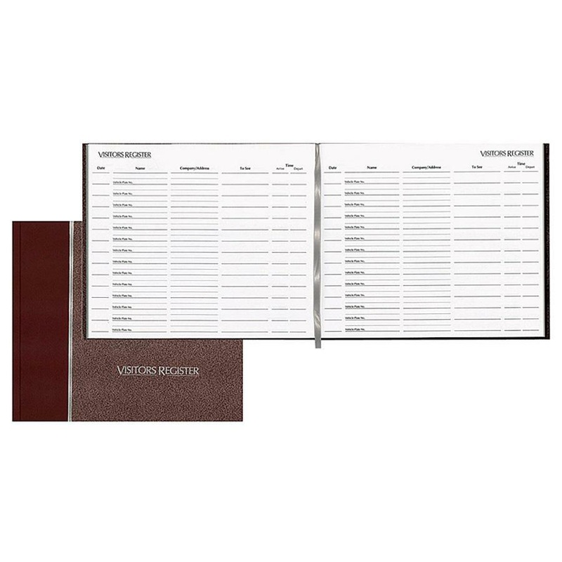 Rediform Hardcover Visitor’s Register – RED57803