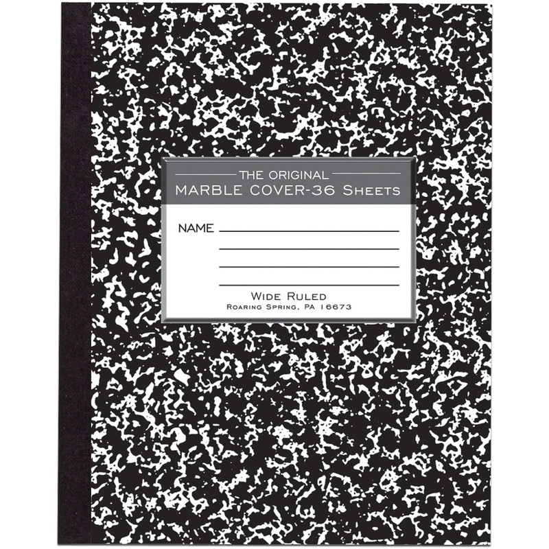 Roaring Spring Wide Ruled Flexible Cover Composition Book – ROA77332