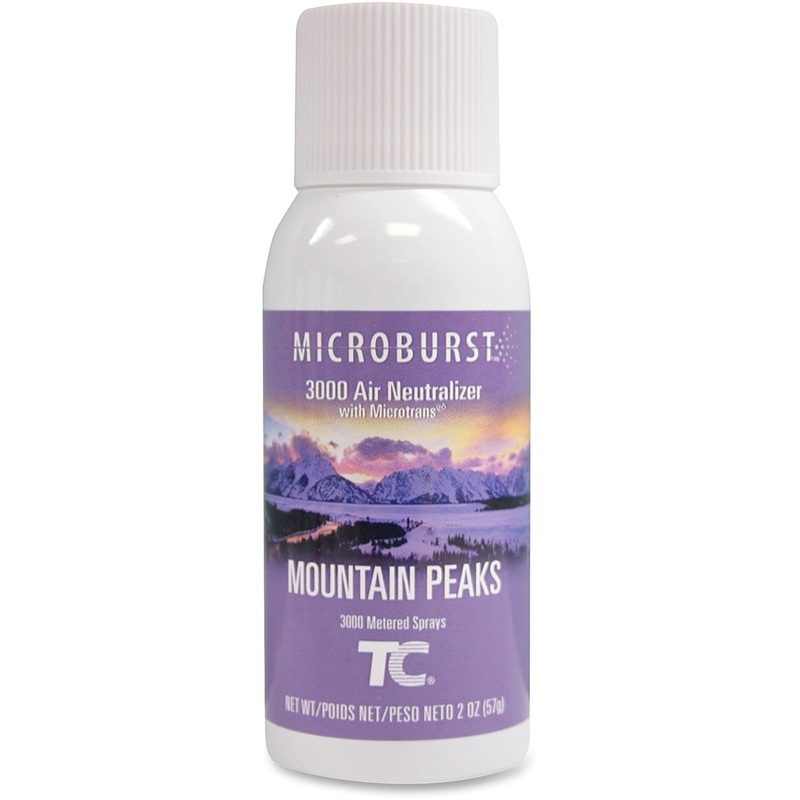 Rubbermaid Commercial Microburst 3000 Mountain Peaks Air Spray – RCP4012571