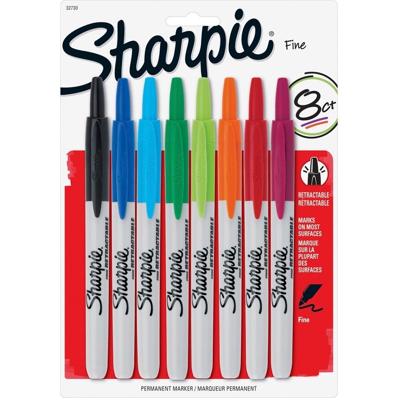 Sharpie Retractable Permanent Markers – SAN32730PP