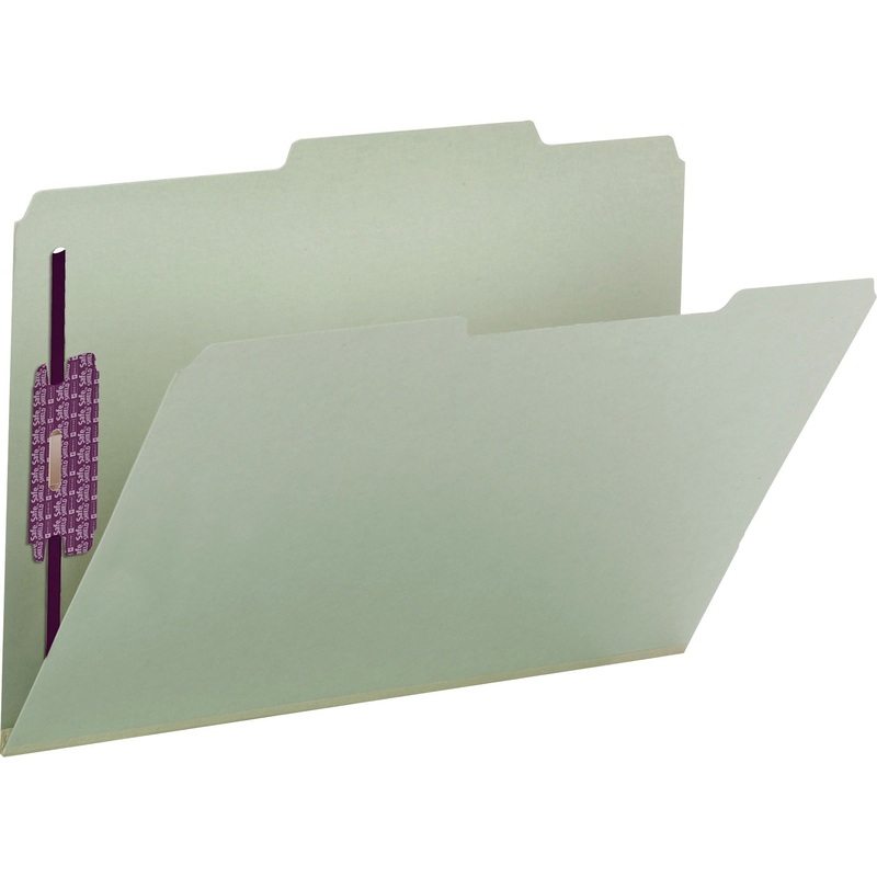 Smead 2/5 Tab Cut Legal Recycled Fastener Folder – SMD19982