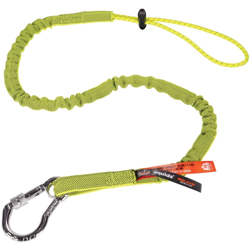 Squids 3100 Single Carabiner Tool Lanyard – 10lbs – EGO19003
