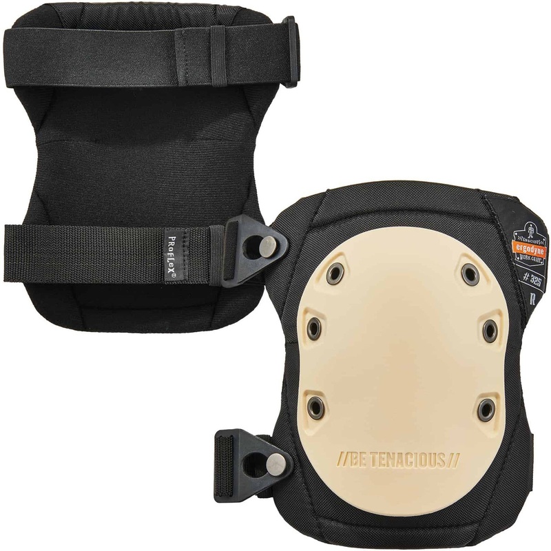 Ergodyne ProFlex 325 Cap Non-Marring Rubber Cap Knee Pads – Buckle – EGO18325