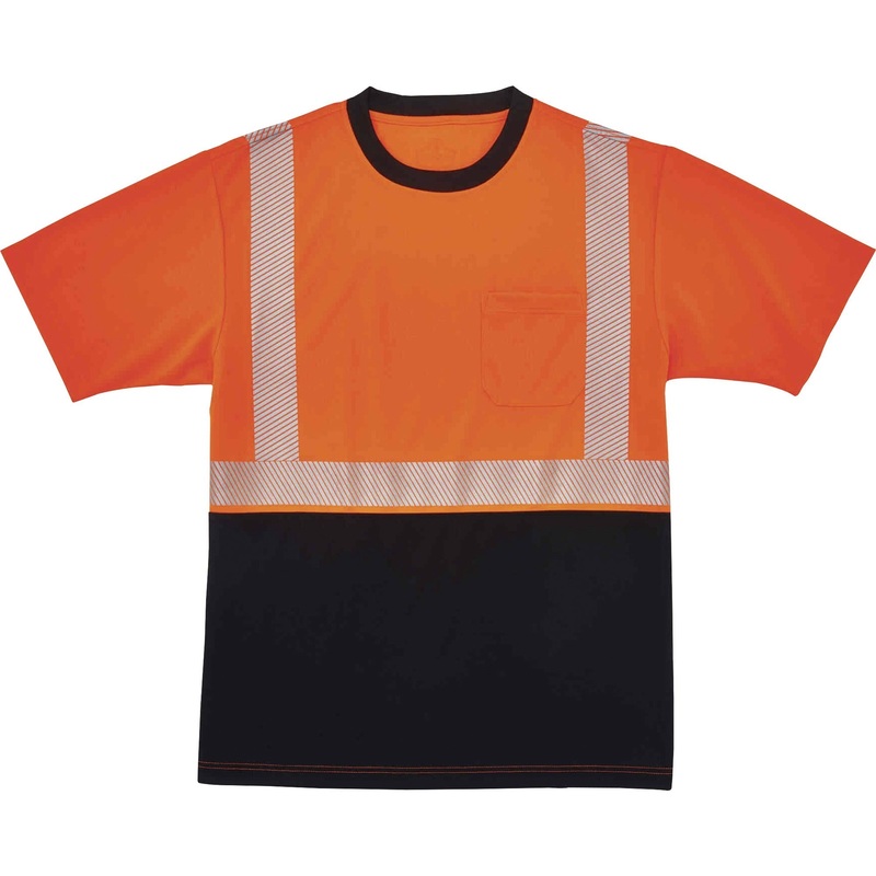 GloWear 8280BK Type R Class 2 Front Performance T-Shirt – EGO22586