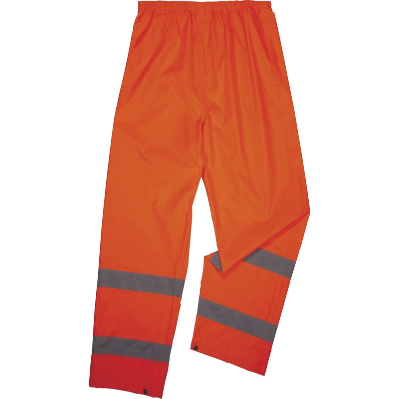 GloWear 8916 Lightweight Hi-Vis Rain Pants – Class E – EGO25448