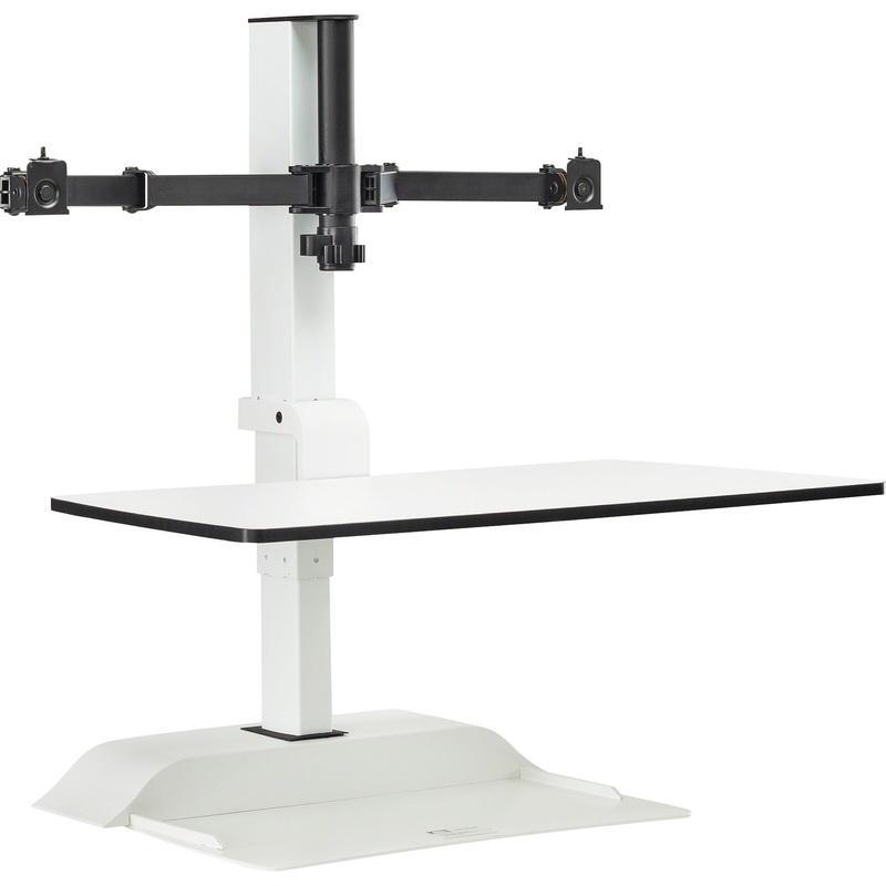 Safco Desktop Sit-Stand Desk Riser – SAF2193WH