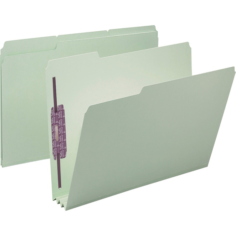 Smead 1/3 Tab Cut Letter Recycled Fastener Folder – SMD14944
