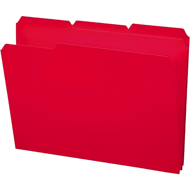 Smead 1/3 Tab Cut Letter Top Tab File Folder – SMD10501