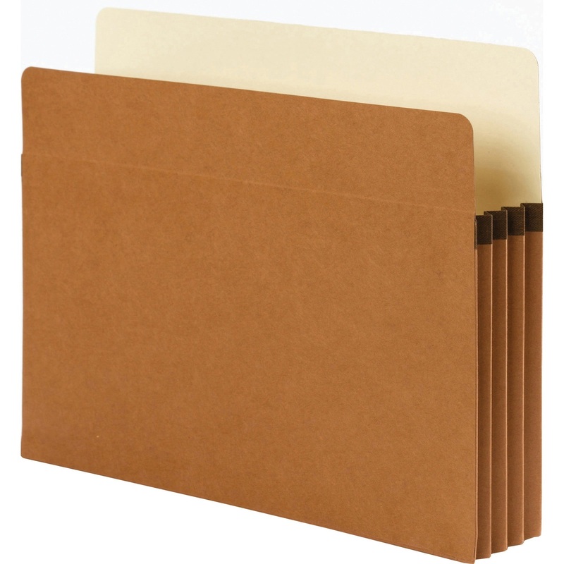 Smead SuperTab Straight Tab Cut Letter Recycled File Pocket – SMD73230