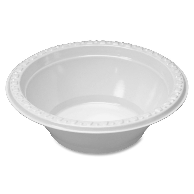 Tablemate Plastic Dinnerware Bowls – TBL5244WH