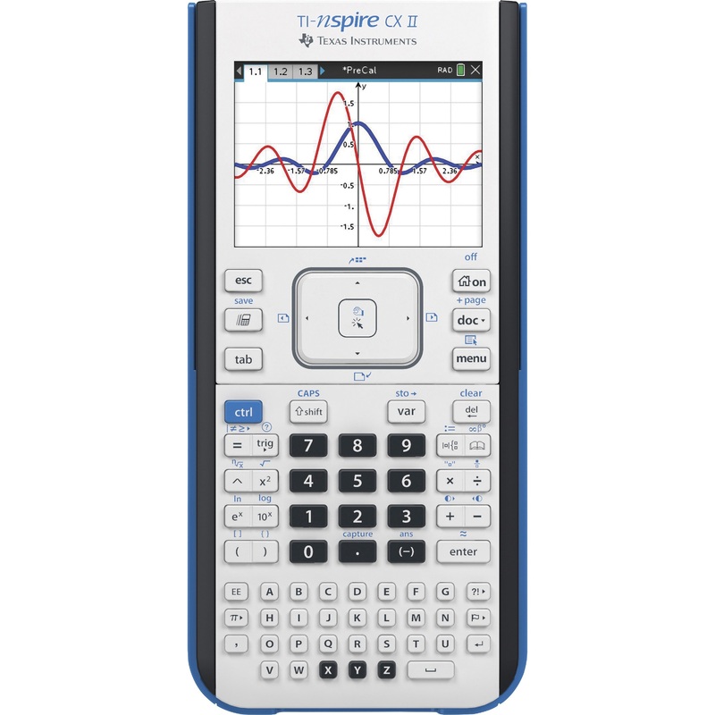 Texas Instruments Nspire CX II Graphing Calculator – TEXNSPIRECXII