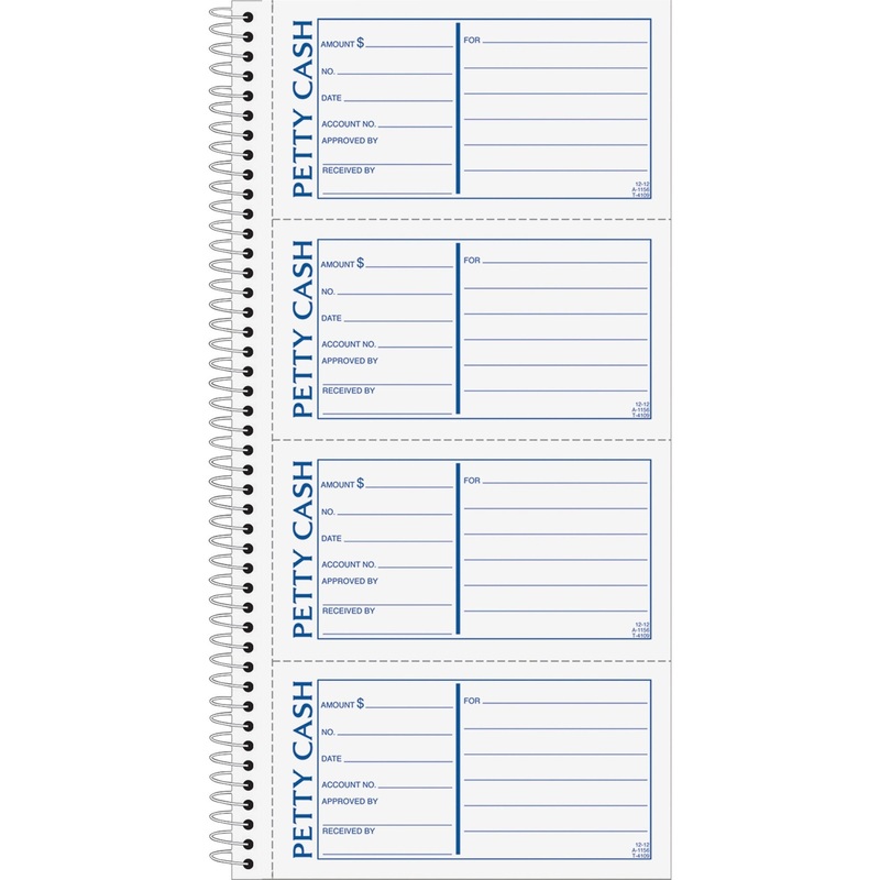 TOPS Duplicate Petty Cash Book – TOP4109
