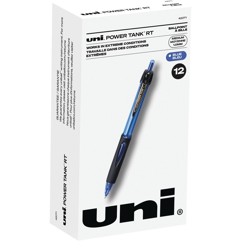 uni Power Tank Retractable Ballpoint Pens – UBC42071