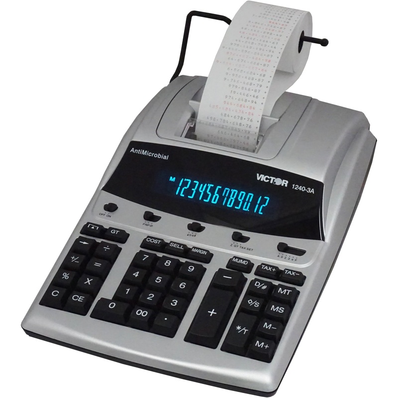 Victor 1240-3A 12 Digit Heavy Duty Commercial Printing Calculator – VCT12403A