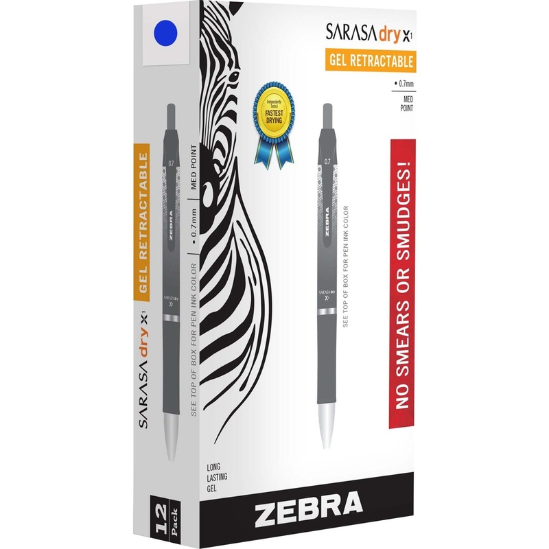 Zebra SARASA dry X1 Retractable Gel Pen – ZEB45620
