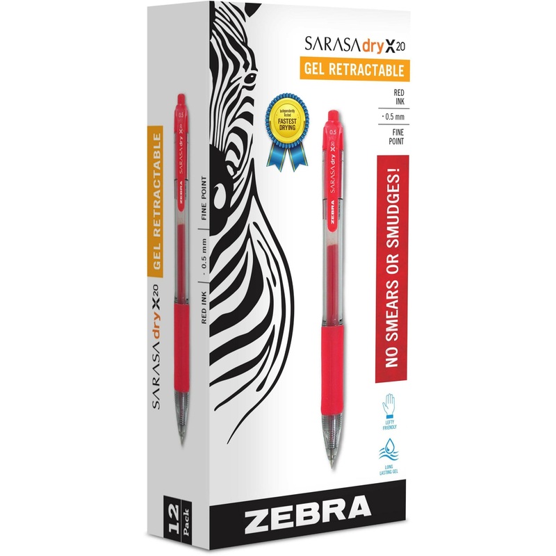 Zebra SARASA dry X20 Retractable Gel Pen – ZEB46730