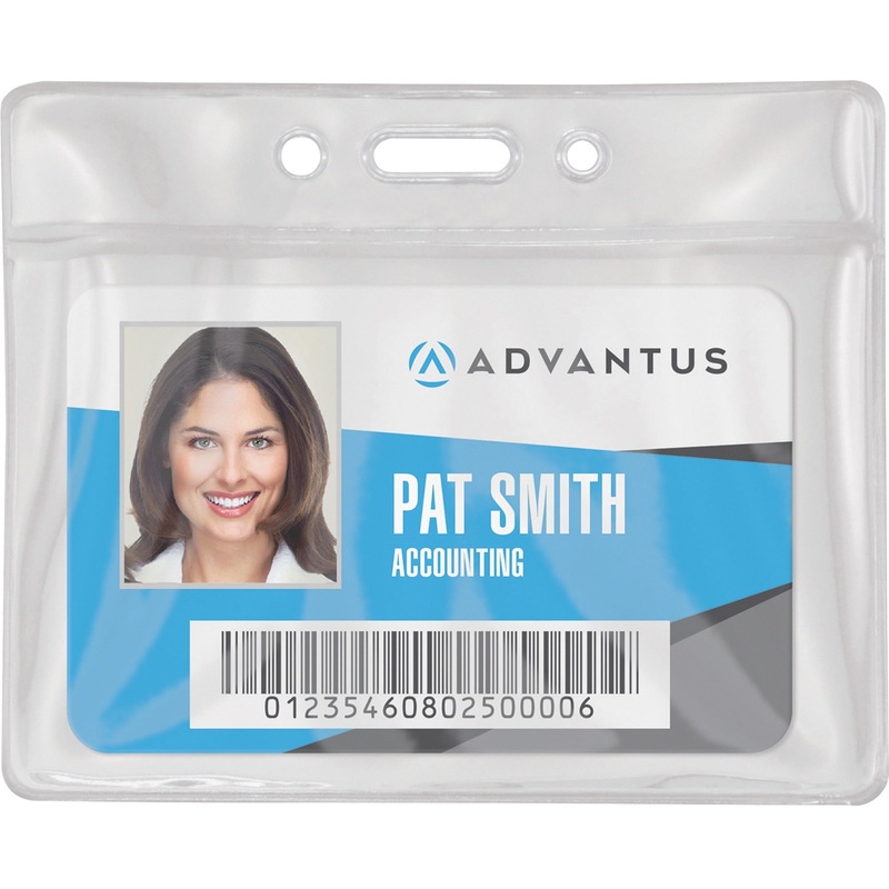 Advantus Vinyl ID Badge Holders – AVT75683