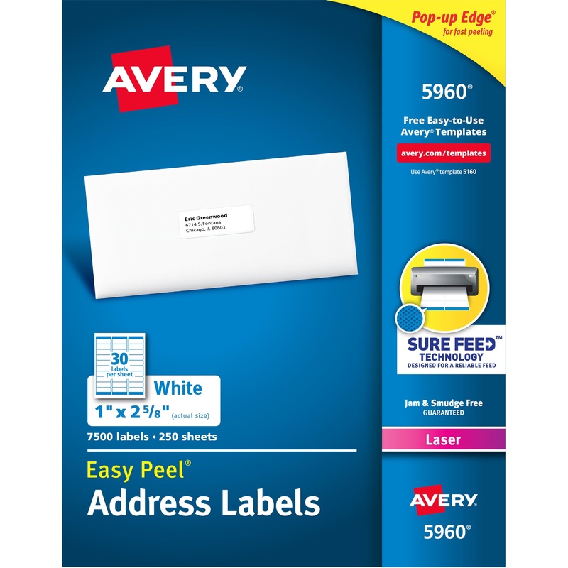 Avery Easy Peel Address Labels – AVE5960