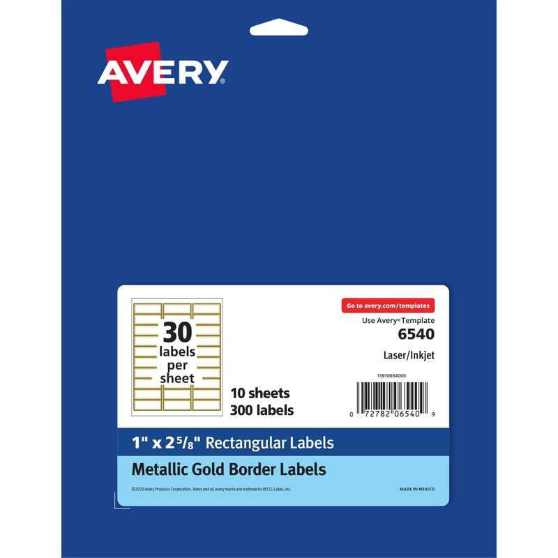 Avery Permanent Address Labels – AVE6540