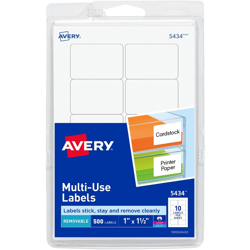 Avery Removable ID Labels – AVE05434