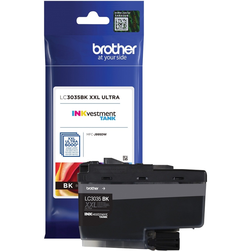 Brother Genuine LC3035BK Single Pack Ultra High-yield Black INKvestment Tank Ink Cartridge – BRTLC3035BK