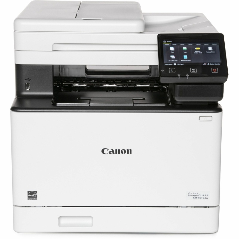 Canon imageCLASS MF751Cdw Wireless Laser Multifunction Printer – Color – White – CNM5455C015