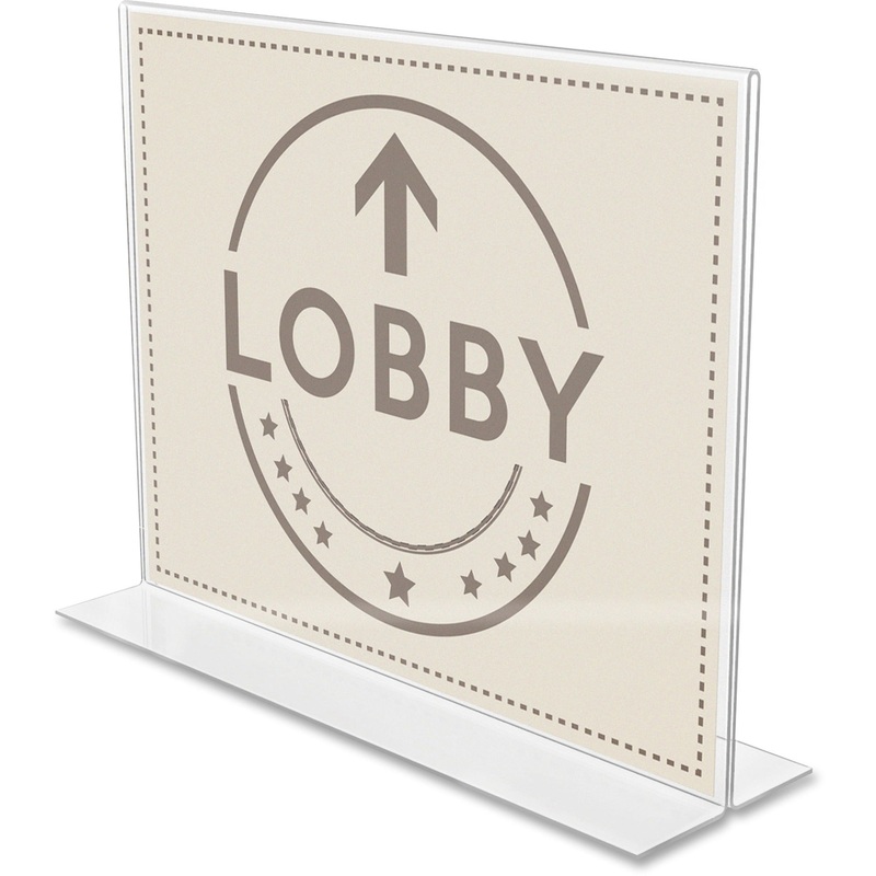 Deflecto Anti-Glare Double-sided Sign Holder – DEF879301