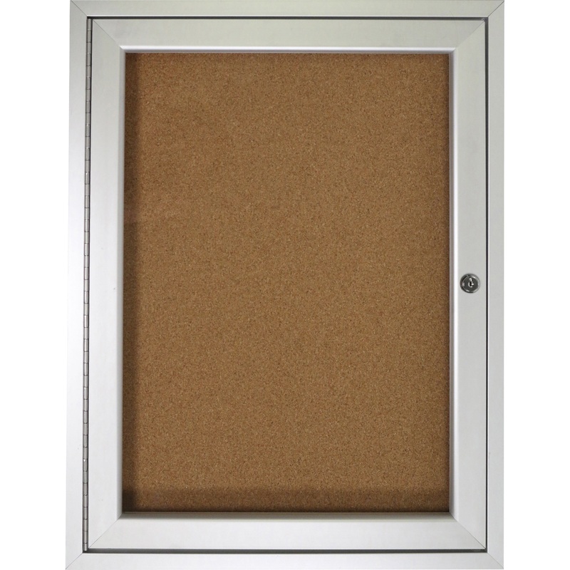 Ghent 1-Door Enclosed Indoor Bulletin Board – GHEPA13624K