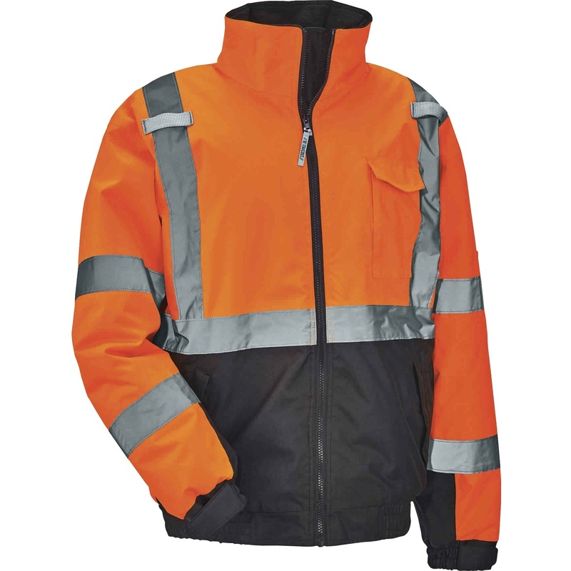 GloWear 8377 Type R Class 3 Hi-Vis Quilted Bomber Jacket – EGO25615