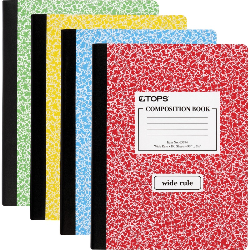 TOPS Wide Ruled Composition Books – TOP63794